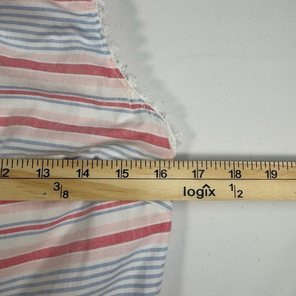 Vineyard Vines Sleeveless Jumpsuit Womens Size 6 Multi Color Stripe Tassel - Picture 6 of 12